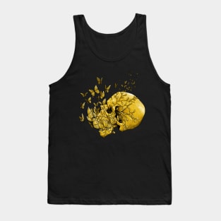 butterfly skull Tank Top